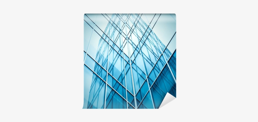 Beautiful Reflection In Glass Wall Of Modern Skyscrapers - Skyscraper, transparent png