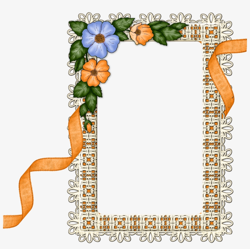 Cadre Fleur Ruban - You Are Cordially Invited Invitations, transparent png