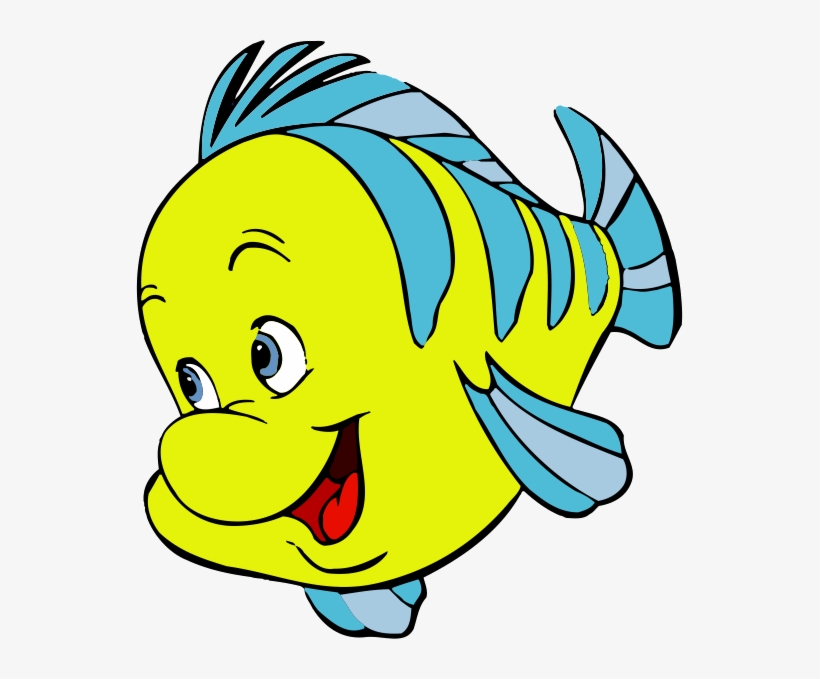 Flounder Character Flounder Little Mermaid 547x599 PNG Download PNGkit
