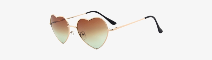 Heart Of Glass Sunglasses - Hot Heart-shaped Sunglasses Retro Sun Glasses Reflective, transparent png