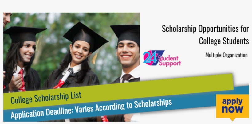 Scholarship Opportunities For College Students - Free Scholarships, transparent png