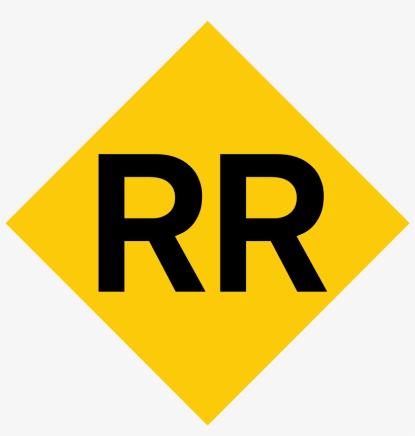 File - Rr Train - Yellow Diamond - Svg - Purr Purr, transparent png