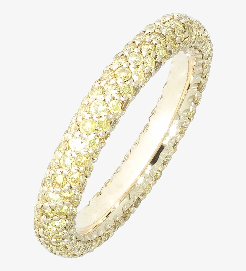 Yellow Diamond Wedding Band - Shapur Mozaffarian Fine Jewelry, transparent png