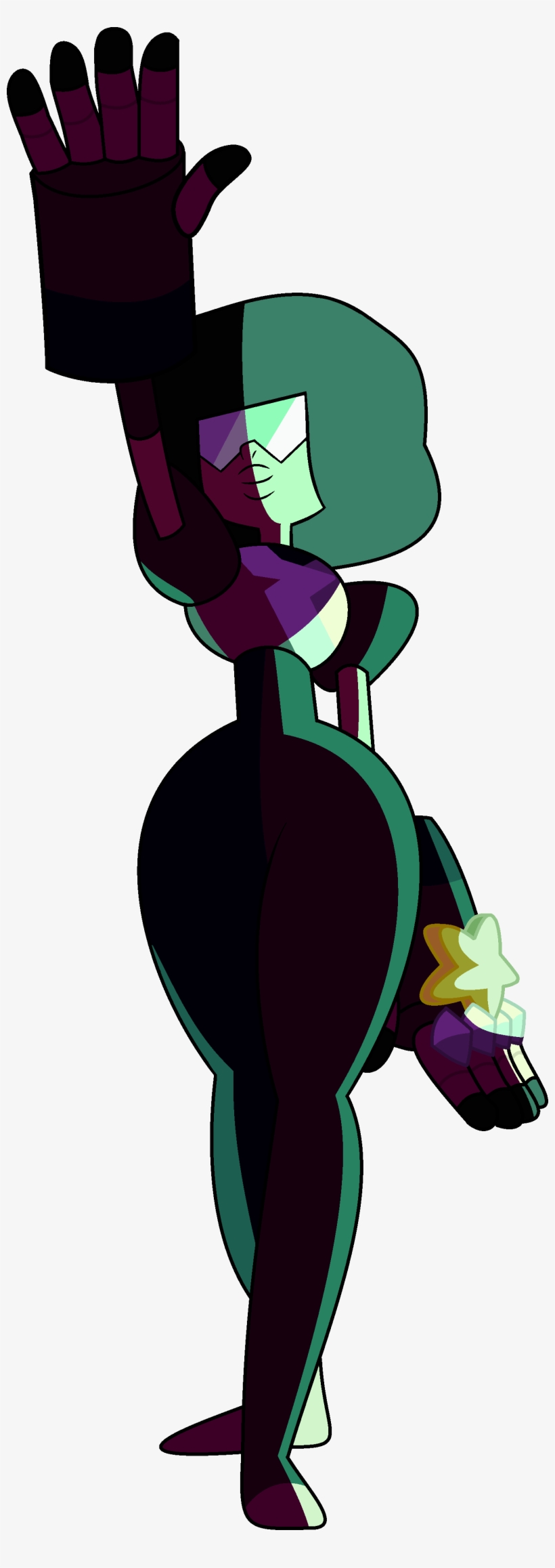Garnet Green Fire Palette - Imagenes De Garnet Steven Universe, transparent png