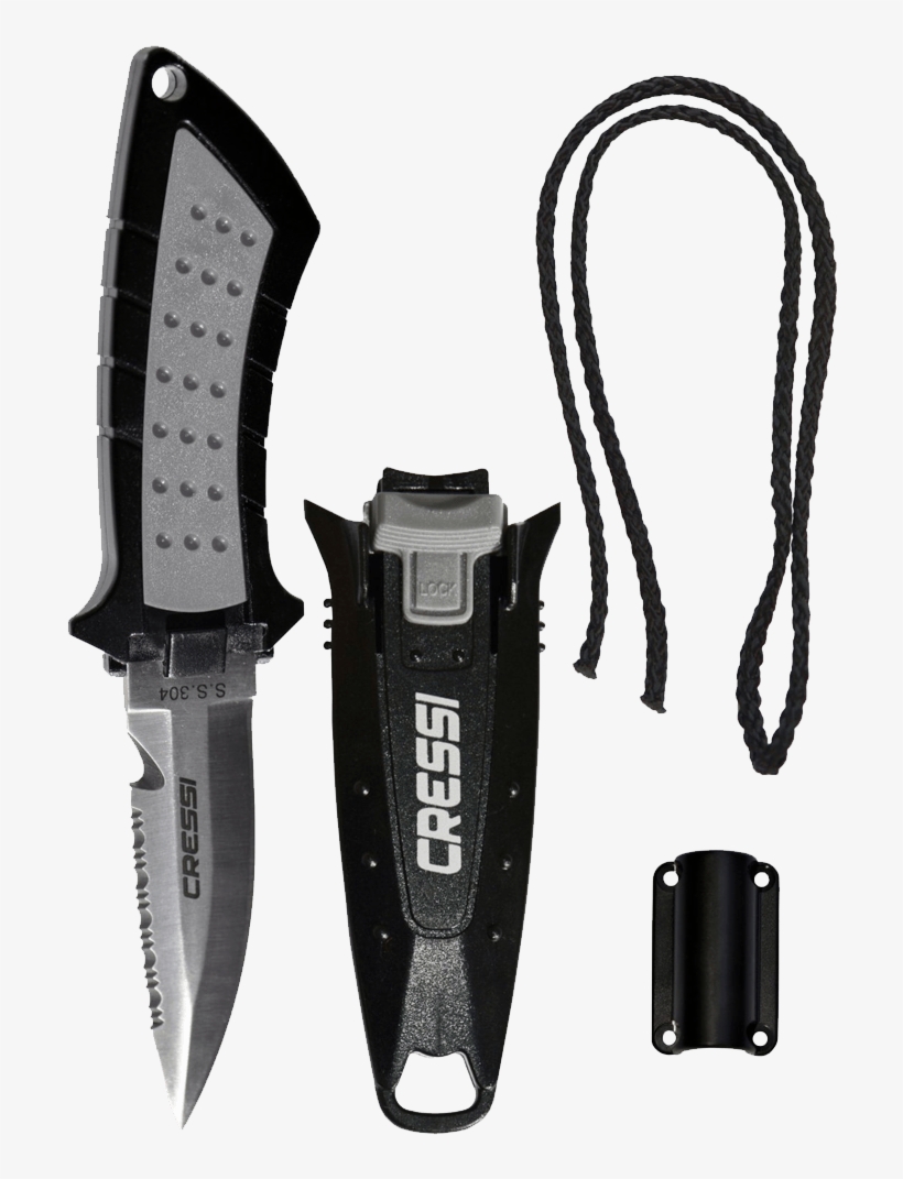 Cressi Lima Stainless Steel Tactical Dive Knife For - Cressi Lima Knife, transparent png