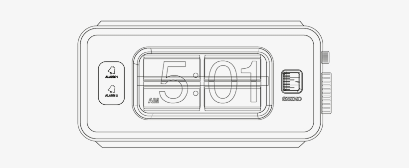 A Small Vector Illustration I Did As Practice - Flip Clock Vetor, transparent png