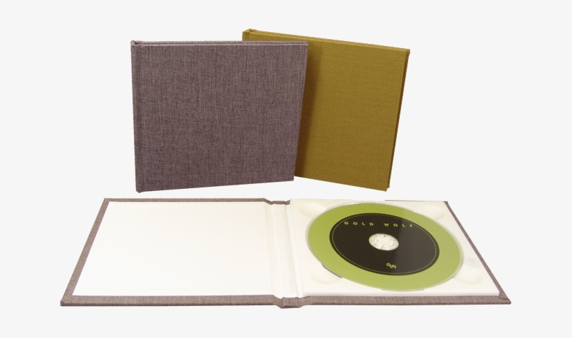 Cds In Luxury Hardback Digipaks With Linen Or Velvet - Compact Disc, transparent png