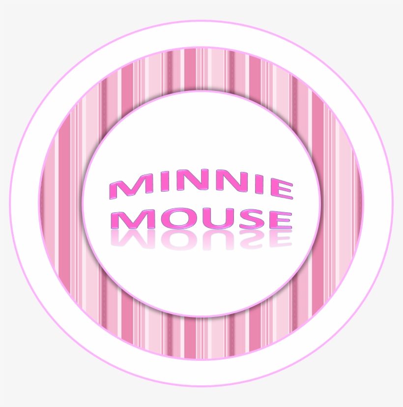 Minnie In Pink Party Toppers Or Free Printable Candy - Minnie Mouse, transparent png
