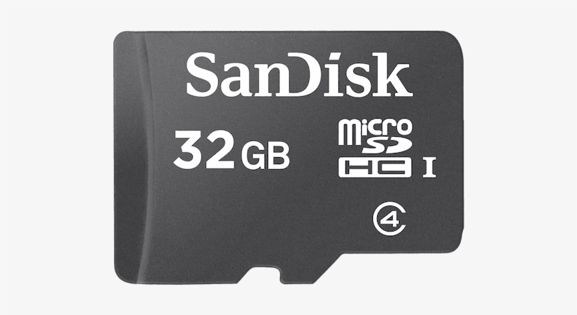 Sandisk 32gb Class 4 Microsd Card - Micro Sd Sandisk 8gb, transparent png