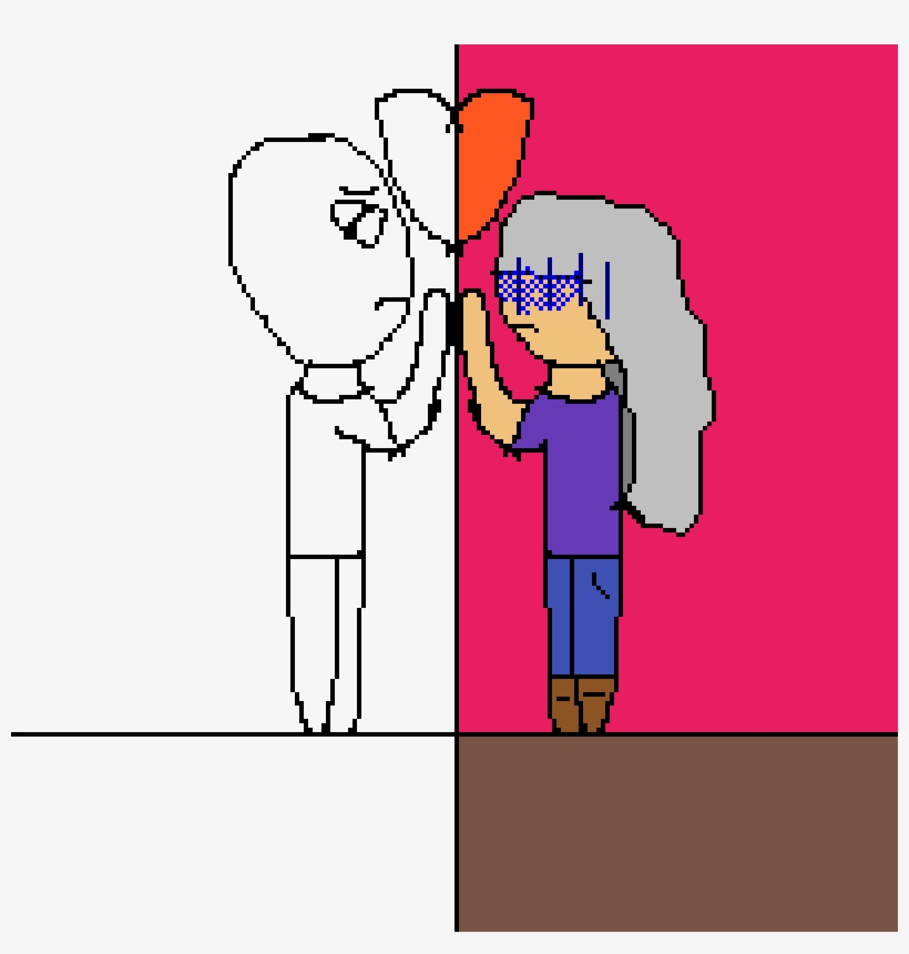 Heartbreak Wall Collab - Cartoon, transparent png