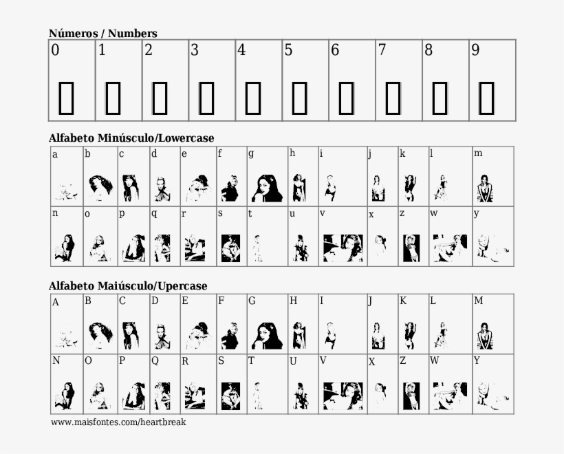 Font Details Heartbreak - Font, transparent png