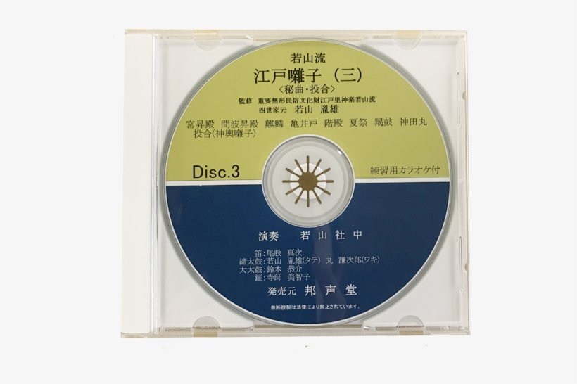 Wakayamaryu Edo Bayashi Cd - Certificate Of Deposit, transparent png