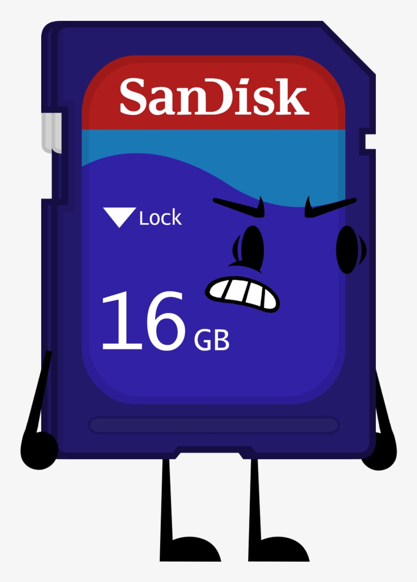 Sd Card Pose 2 - Micro Sd, transparent png