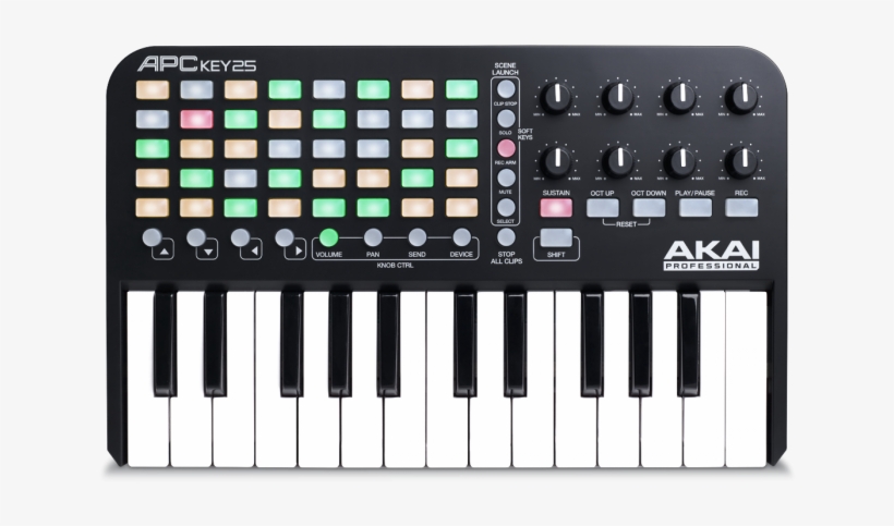 Akai Apc Key - Akai Apc Key 25 Ableton Live Controller, transparent png