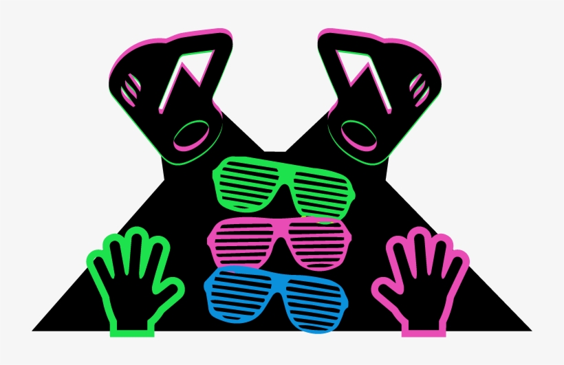 Blacklight Dj Events Ny - Blinkrock Led Hip Hop Sunglasses Green, transparent png