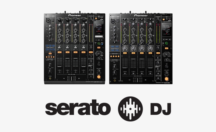 Pioneer Djm 900nxs & Djm 850 With Serato Dj - Pioneer Djm900 Nexus Dj Mixer, transparent png