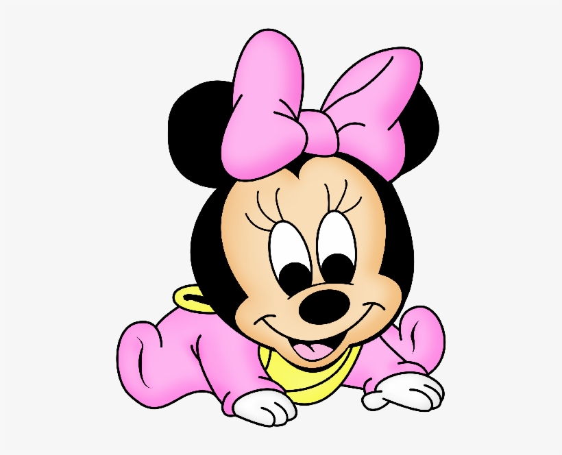Minnie Mouse Baby Png - Cartoon Baby Minnie Mouse, transparent png