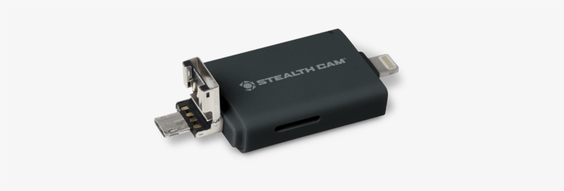 Triple Connection Memory Card Reader - Stealth Cam Triple Card Reader | Accessories | Bushwear, transparent png