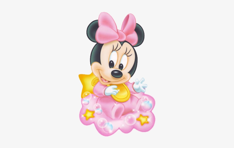Baby Minnie Sit On Cloud - Invitaciones De Minnie Bebe, transparent png