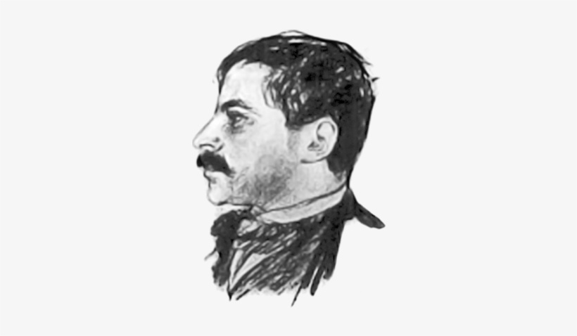Jakob Wassermann In 1899 Drawing By Emil Orlik - Jakob Wassermann, transparent png