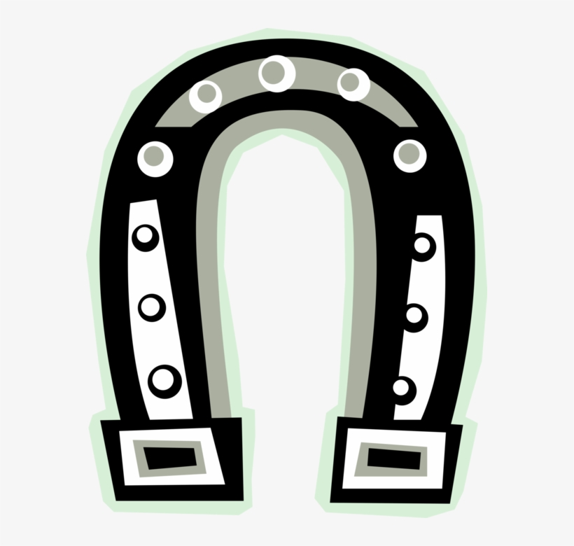 Vector Illustration Of Lucky Horseshoe Good Luck Protective - Cluedo, transparent png