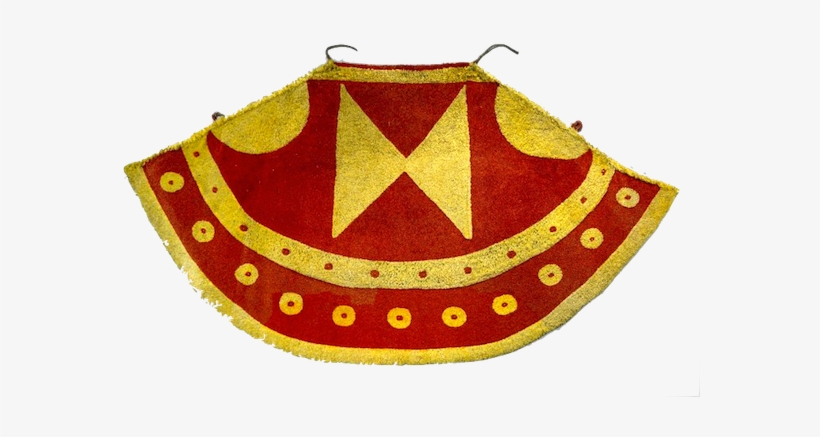 The Cape Is From The Bishop Museum Collection And Its - Hawaiian Feather Cloak, transparent png
