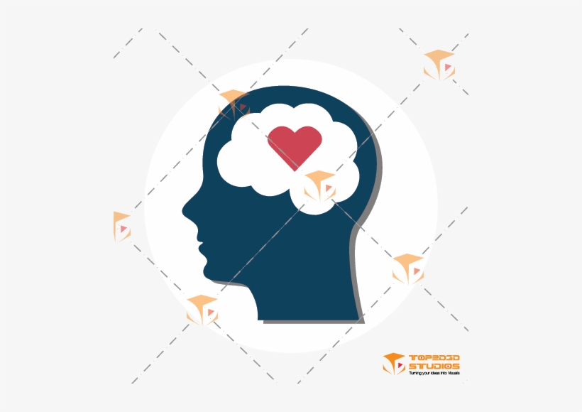 Loving Brain Icon - Logo, transparent png