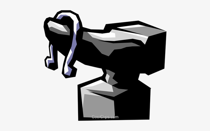 Anvil And Horseshoe Royalty Free Vector Clip Art Illustration - Yunque Dibujo, transparent png