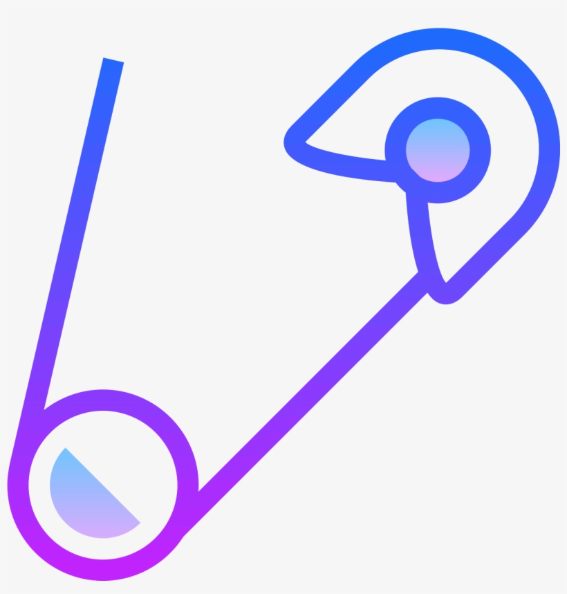 Safety Pin Icon - Circle - 1600x1600 PNG Download - PNGkit