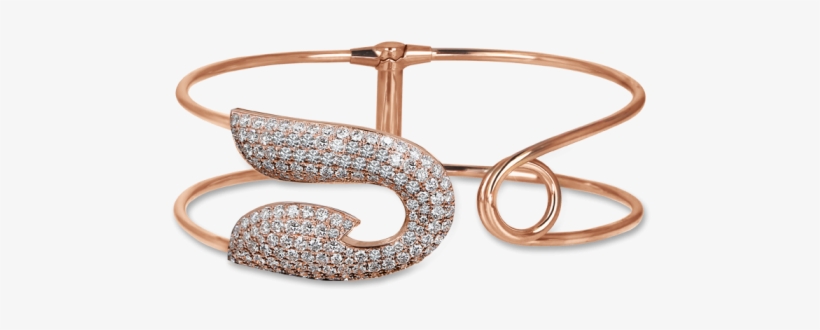 Safety Pin Bracelet - Diamond Safety Pin Bracelet, transparent png
