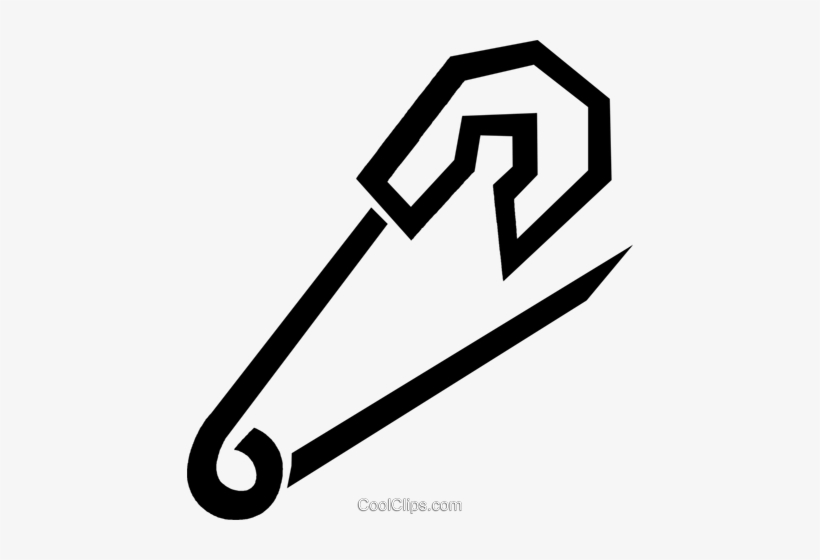 Safety Pin Royalty Free Vector Clip Art Illustration, transparent png