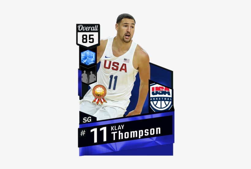 Klay Thompson Sapphire Card - Yogi Ferrell Nba 2k17 Card, transparent png