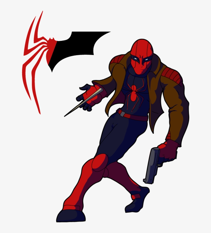 Red Hood / Scarlet Spider Fan Art - Spiderman And Red Hood, transparent png