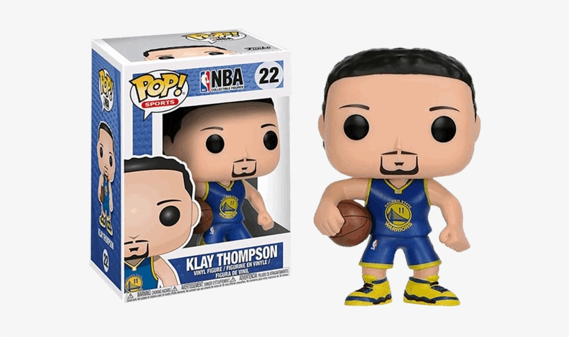 Golden State Warriors Klay Thompson Pop Vinyl Figure - Funko Pop Golden State Warriors, transparent png