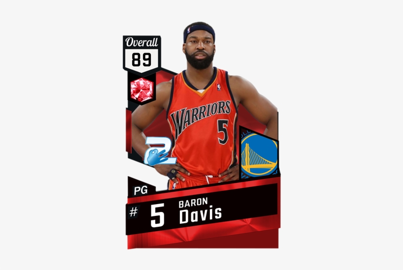 Klay Thompson - Baron Davis 2k Card, transparent png