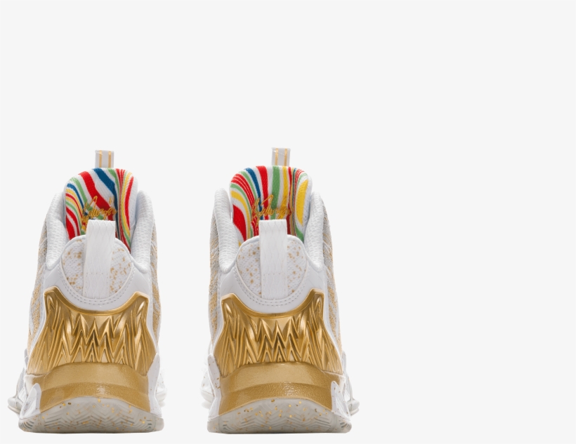 Anta Kt2 Chase White/gold - Klay Thompson, transparent png