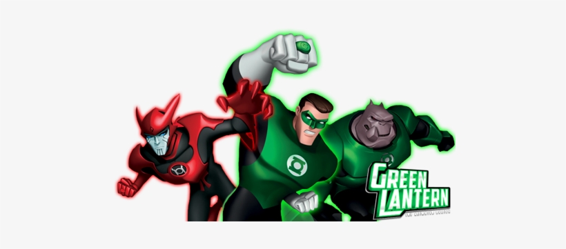The Animated Series Tv Show Image With Logo And Character - Green Lantern Show Characters, transparent png