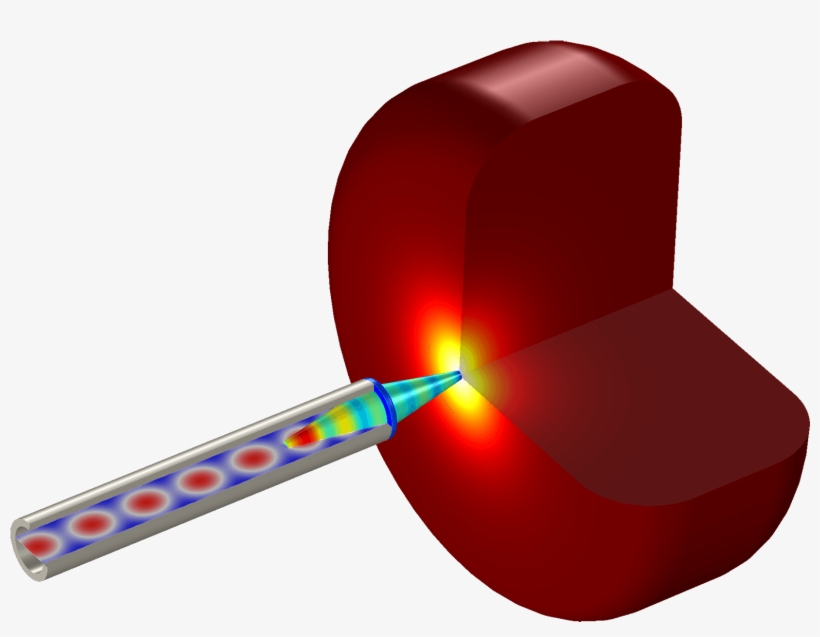 A Sonda Dielétrica Cônica Irradia A Carne Humana Para - Dielectric, transparent png