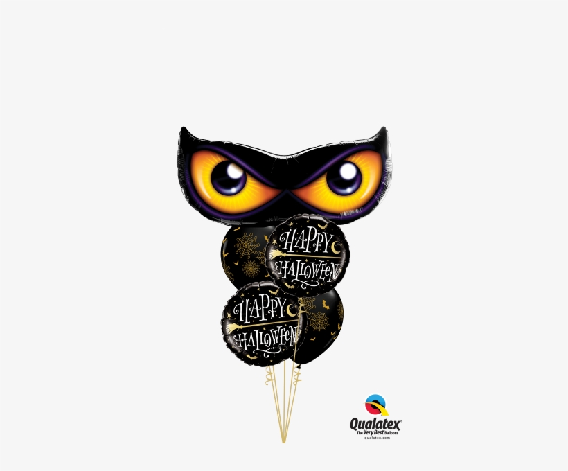 Spooky Eyes Halloween - 15cm Qualatex Quick Link Balloons Assorted Colours, transparent png