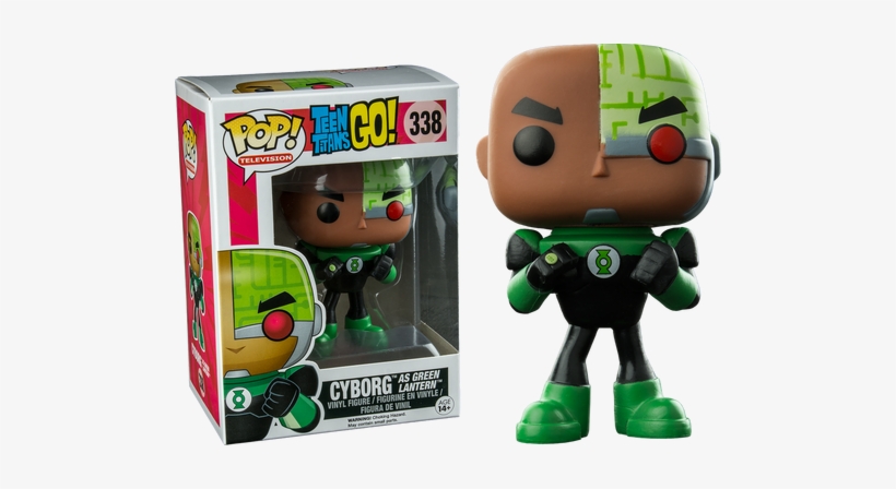 Cyborg As Green Lantern Us Exclusive Pop Television - Pop Figure Teen Titans, transparent png