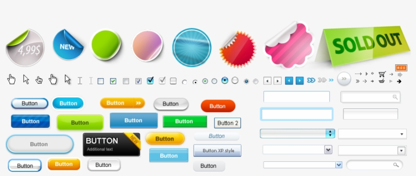Web Ui Treasure Chest V - Web Design Elements Png, transparent png