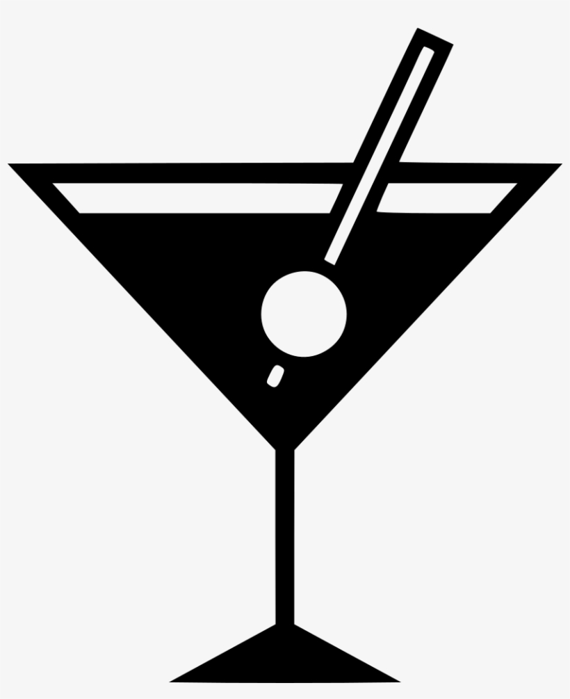 Coctail Martini Party Nightlife Glass Wine Comments - Night Life Icon Icon, transparent png