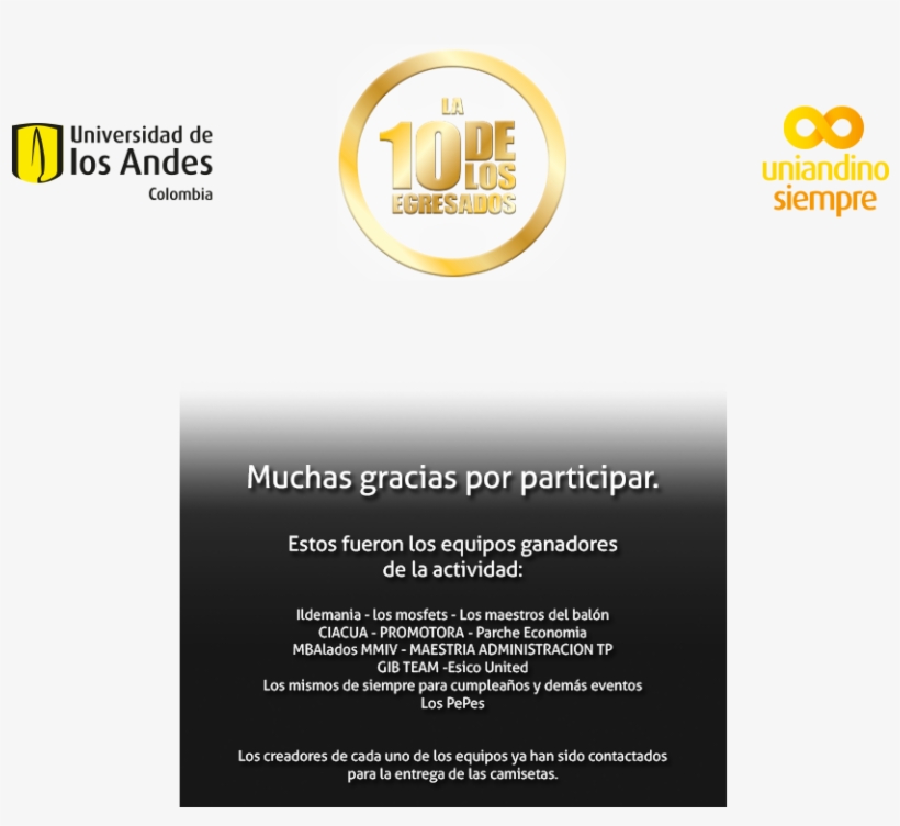 Gracias - - University Of Los Andes, transparent png