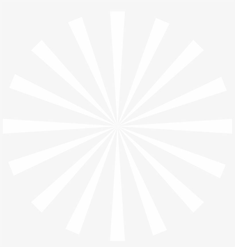 Rays Solid White - Graphic Design, transparent png