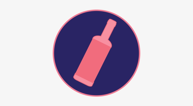 Wine Icon Nontipsy - Circle, transparent png