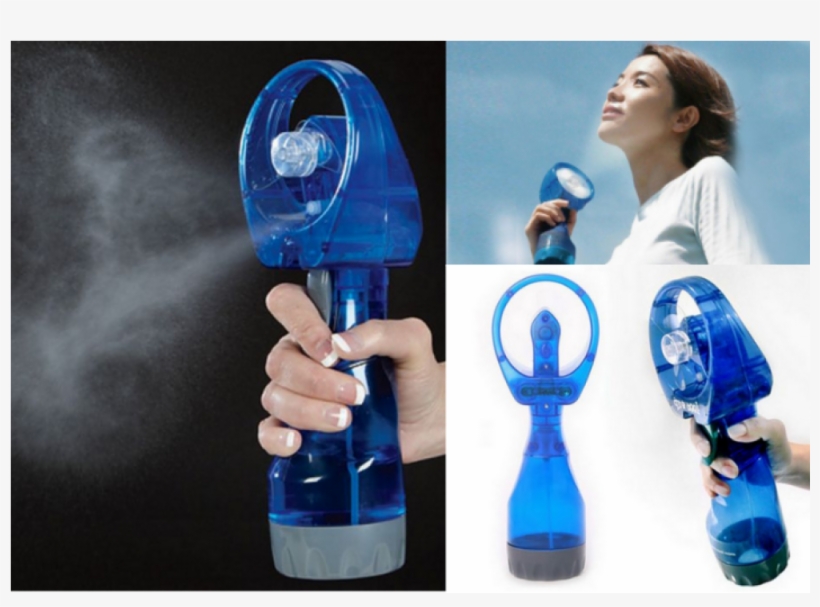 Battery Powered Water Spray Fan, transparent png