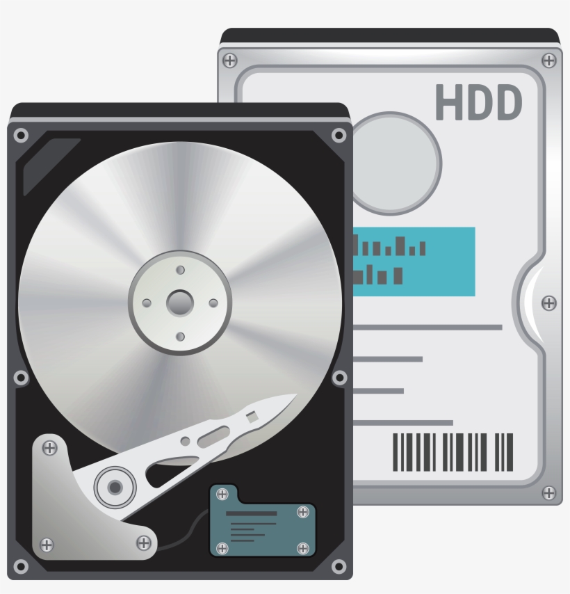 Hard Disk Drive Hdd Png Clipart - Hard Disk Clipart, transparent png