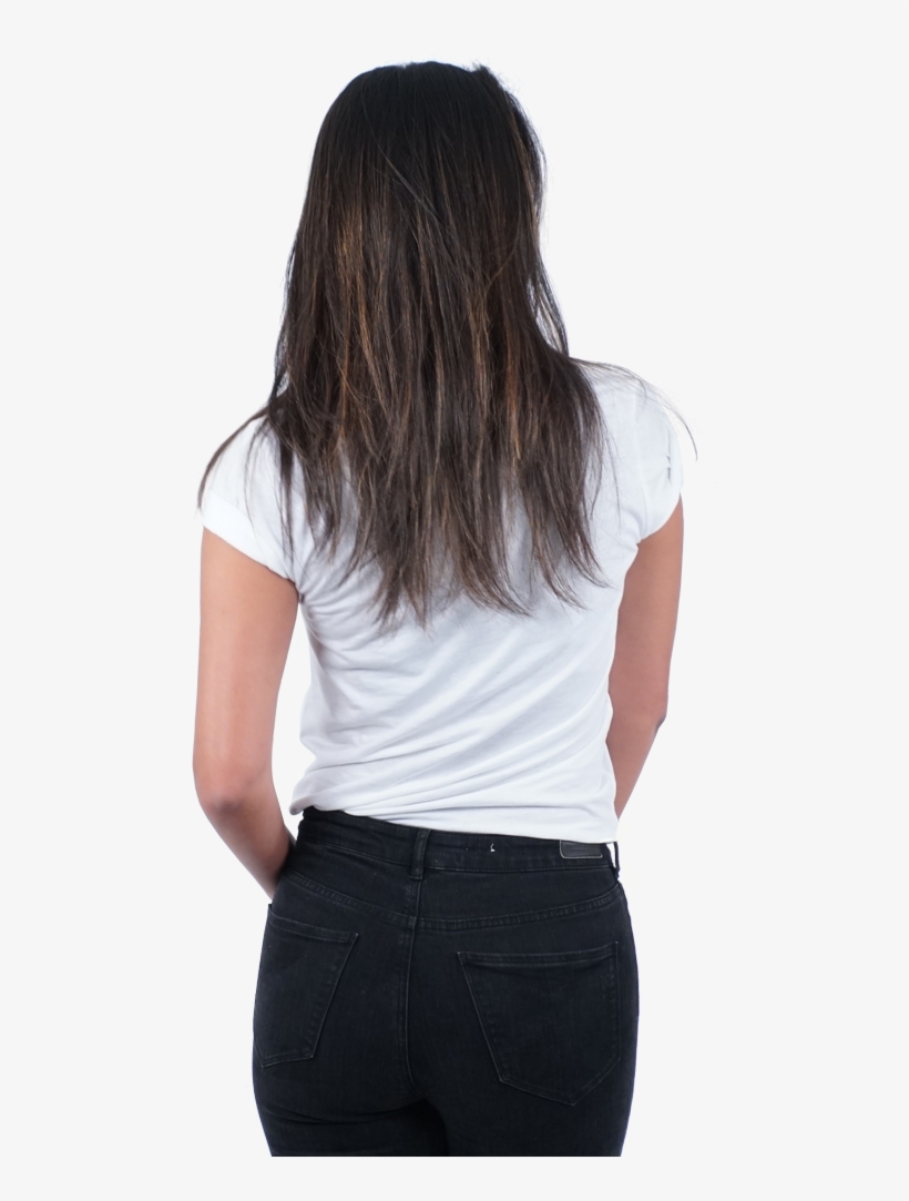 Girl T Shirt Transprent - Woman Back Png, transparent png