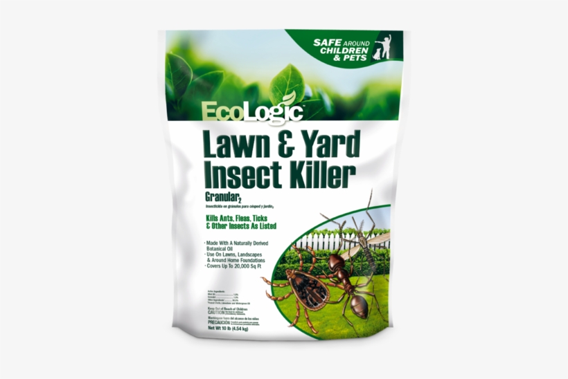 Made With A Naturally Derived Botanical Oil - Ecologic 10 Lb. Lawn And Yard Insect Killer Granular, transparent png