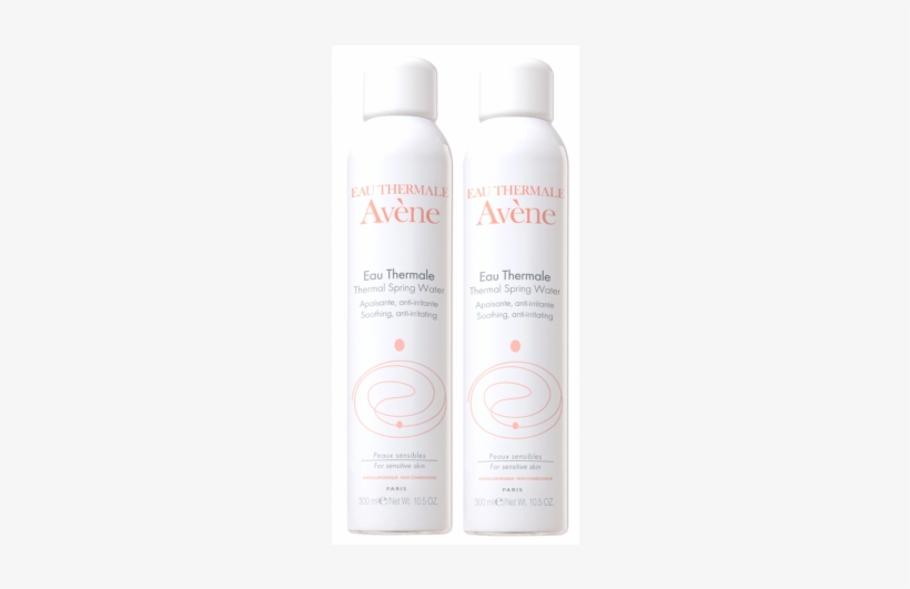 Avene Thermal Spring Water Spray 300ml Twin Pack - Bottle, transparent png